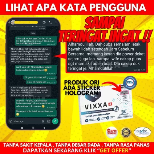 Testimoni Vixxa 1