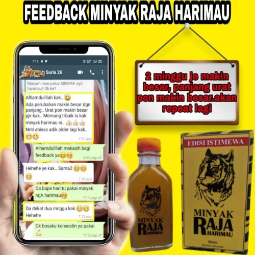 Testimoni Minyak Raja Harimau 6