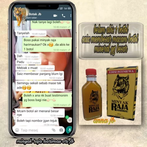 Testimoni Minyak Raja Harimau 8