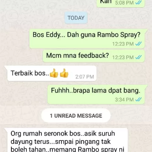 Testimoni Rambo Spray 2
