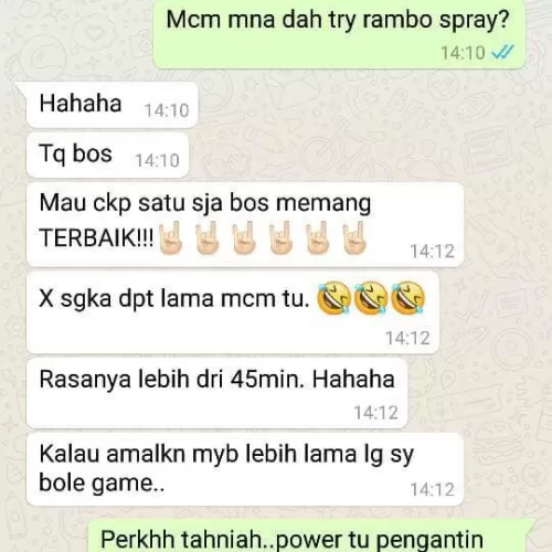 Testimoni Rambo Spray 22