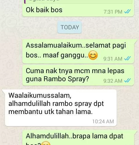 Testimoni Rambo Spray 23