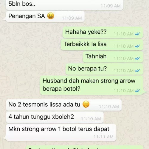 Testimoni Strong Arrow 21