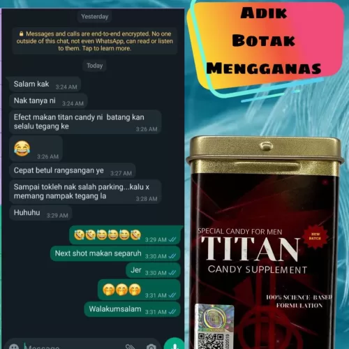 Testimoni Titan Candy 22