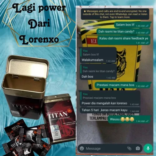 Testimoni Titan Candy 27