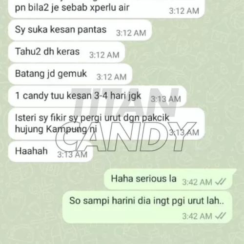Testimoni Titan Candy 4