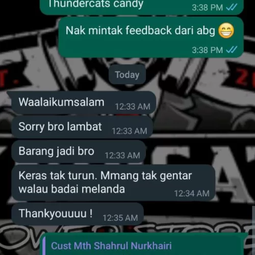 Thundercat Candy Testimoni 6